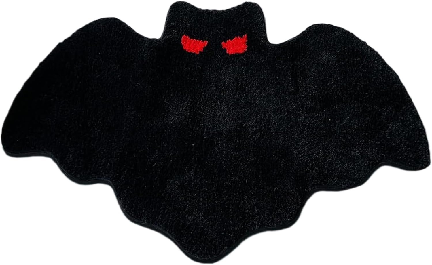 Weduspaty Alfombra de la Alfombra de Halloween Halloween Bath, 23.6x15.7 en Alfombra de Halloween de murciélago Absorbente con Respaldo sin Deslizamiento,..