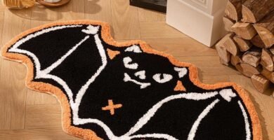 Alfombras de muercielago en halloween