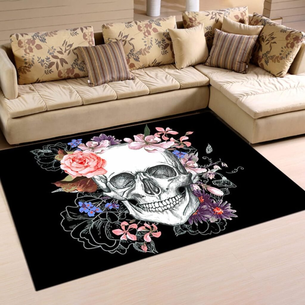 alfombras de calaveras para Halloween