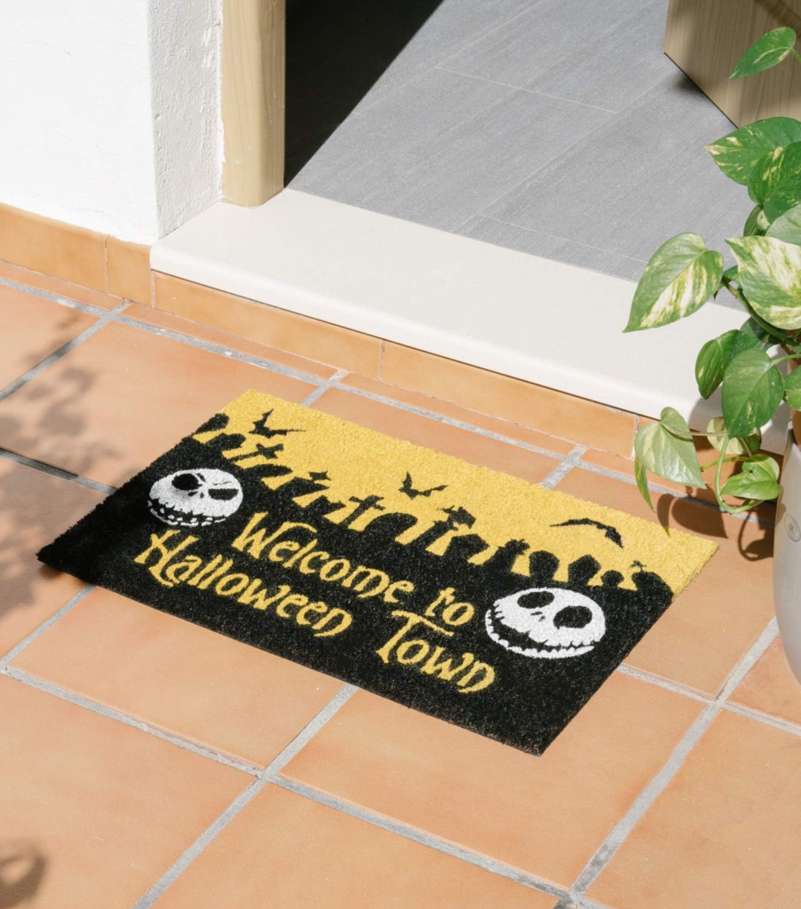 Grupo Erik Felpudo Pesadilla Antes de Navidad, Halloween Town - Felpudo Entrada casa Antideslizante 40 x 60 cm - Alfombra Entrada casa Exterior Disney,...